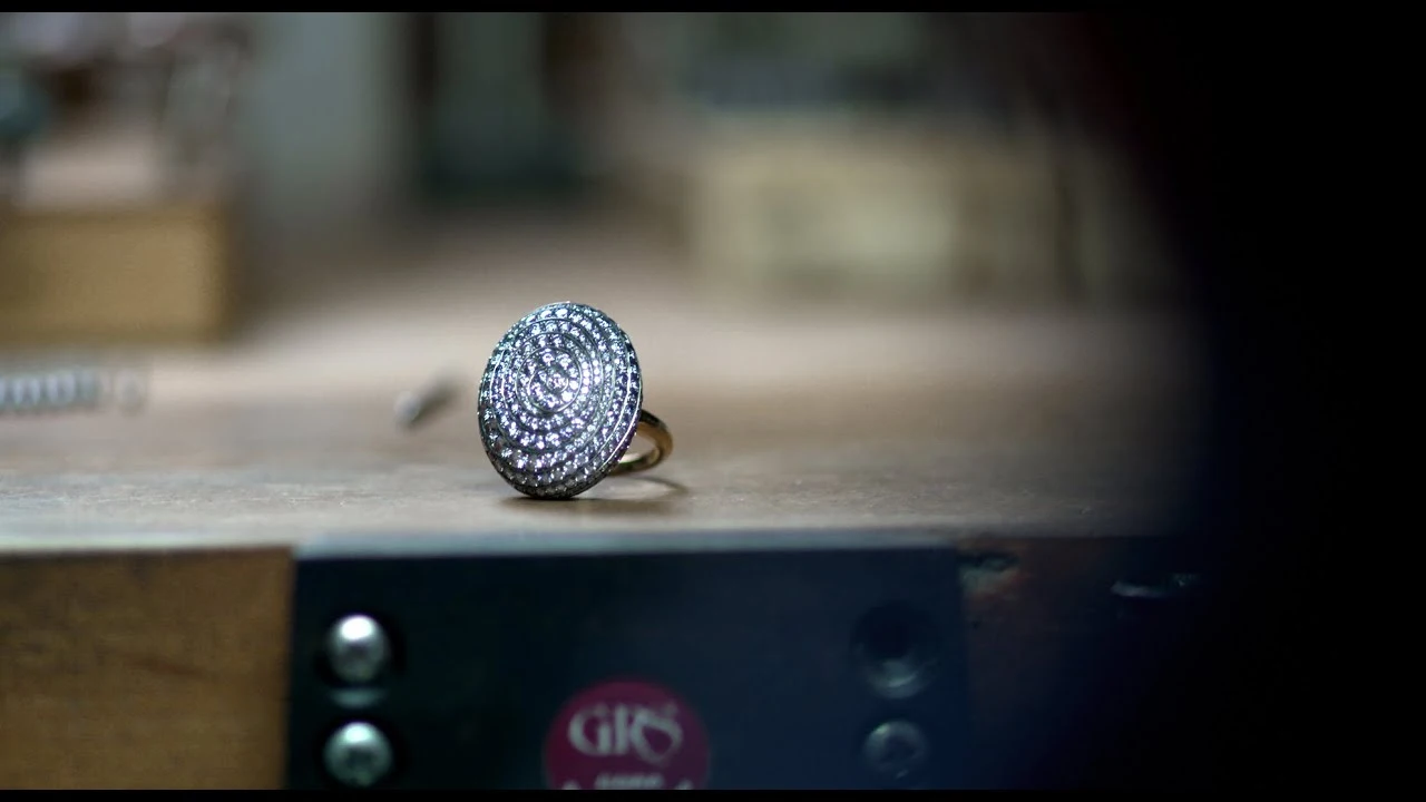 Tiffany & Co. — The Journey of the Jewel: Blue Diamond Pebble Ring